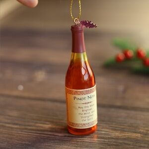 Pinot Noir Wine Bottle Ornament